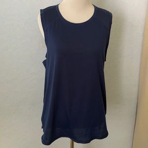 Athletic Wear Girls Navy Athletic Tank Top